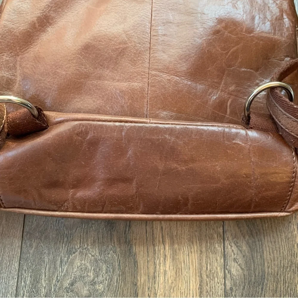 The Sak Ventura Convertible Backpack Shoulder Crossbody Bag Brown Leather